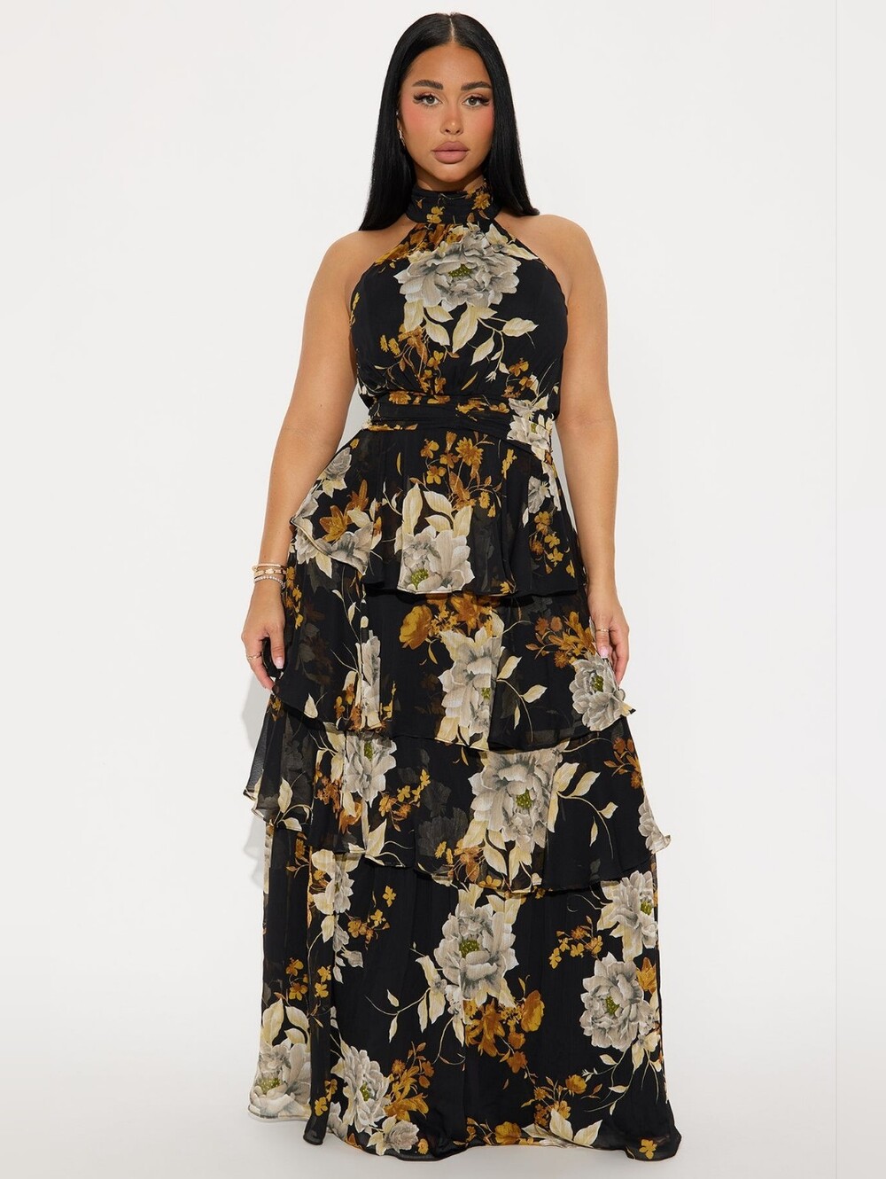Fashion Nova Floral Maxi Dress